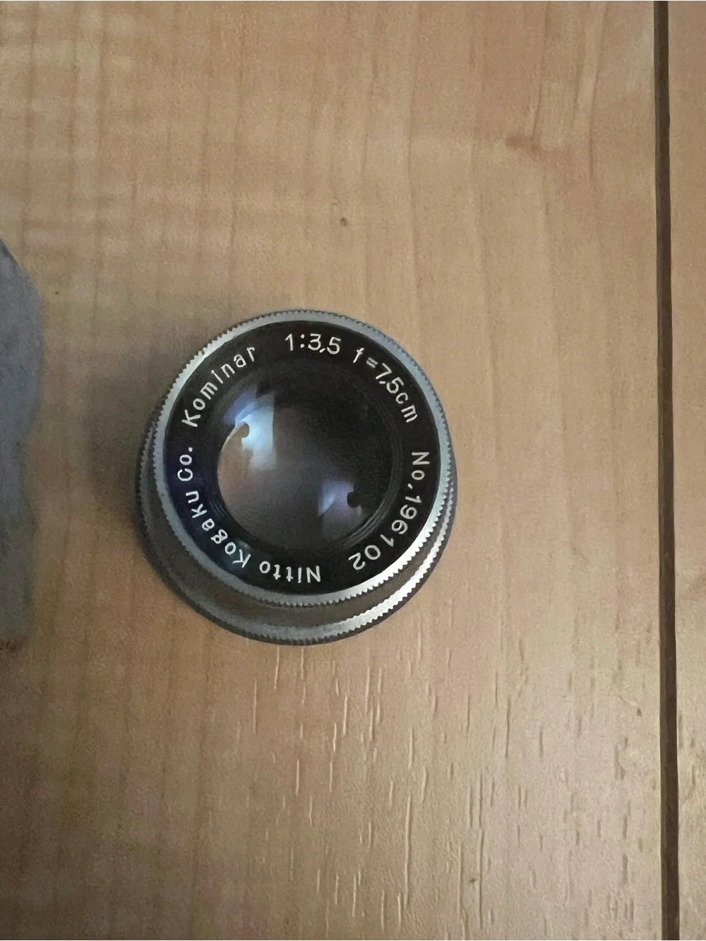 Konihlar 75mm f/3.5 Silver Camera Lens